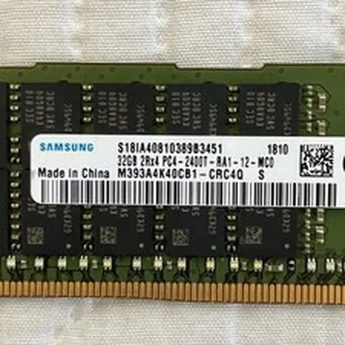 Samsung 32GB DDR4 ECC RDIMM 2400MHz 2Rx4 PC4-2400T Server RAM M393A4K40CB1