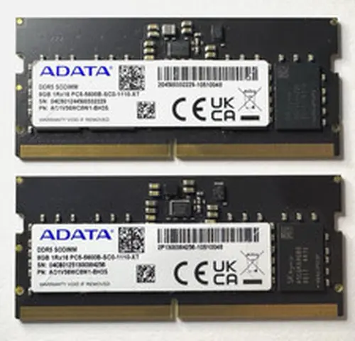 ADATA 16GB (2x8GB) DDR5 5600MHz SODIMM Laptop RAM Memory
