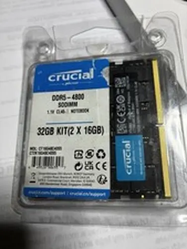 Crucial DDR5 4800 32GB Pair unopened Pack Gaming RAM-will Ship For Free