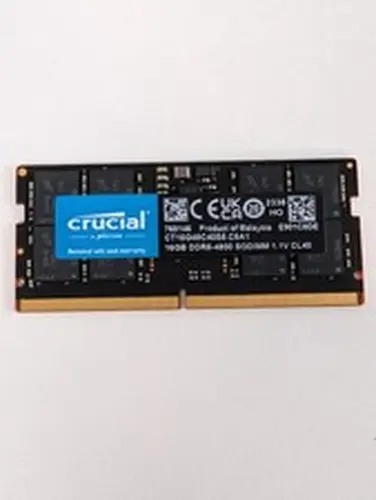 Crucial 16GB DDR5 4800 CL40 SODIMM Laptop Memory 1.1V 262-Pin