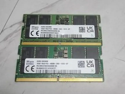 SK Hynix 32GB Kit 2x16GB DDR5-4800 PC5-38400 1Rx8 SODIMM Laptop RAM