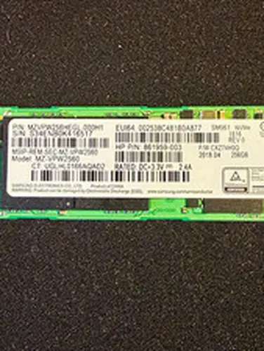 Samsung MZ-VPW2560 256GB NVMe M.2 Internal SSD MZVPW256HEGL-000H1
