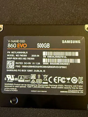 Samsung 860 EVO 500GB V-NAND 2.5in SATA III Internal SSD MZ7LH500HBLR