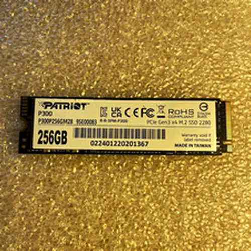 Patriot P300 256GB M.2 2280 PCIe Gen3 x4 NVMe Internal SSD P300P256GM28