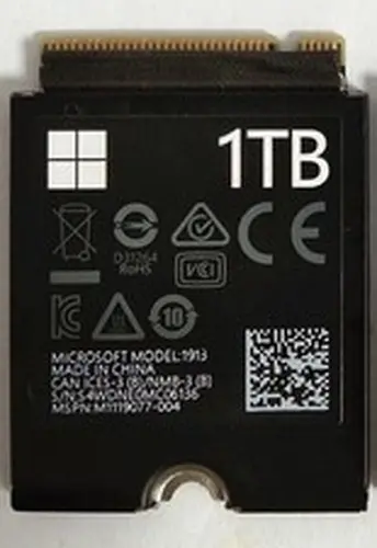 Model 1913 1TB NVMe M.2 2230 PCIe 3.0 x4 SSD Microsoft Surface Pro - 100% HEALTH