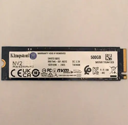 Kingston NV2 500GB PCIe 4.0 NVMe M.2 Internal SSD for Laptop/PC SNV2S/500G