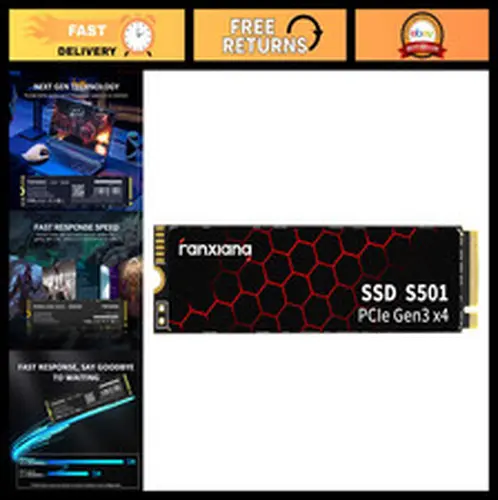 S501 256GB NVMe SSD 3D NAND1.3 PCIe Gen3x4 M.2 2280 Internal Solid State Drive