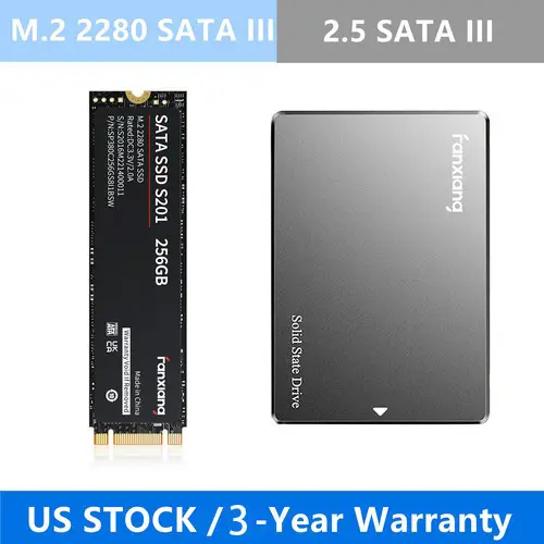 Fanxiang 2.5'' SATA III 1/2/4TB SSD M.2 2280 SATA Internal Solid State Drive LOT