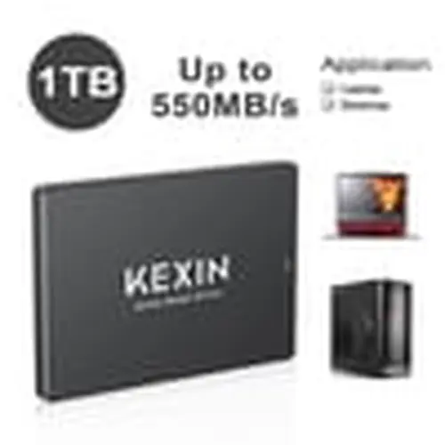 KEXIN KEXIN SSD 1TB Internal Hard Drive,SATA III 6Gb/s 2.5" up to 550MB/s 3D NAND SSD Upgrade Performance for PC and Laptop
