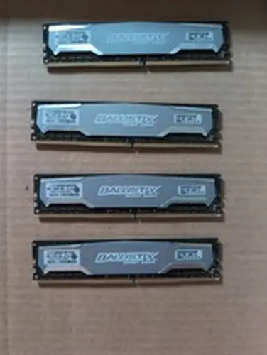 Untested 4x8GB (32GB Total) DDR4 Crucial Ballistic Sport 2400 MHz RAM Memory...
