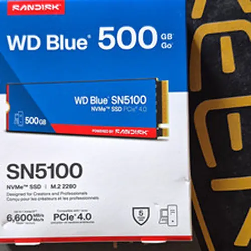 WD Blue SN5100 500GB NVMe PCIe 4.0 M.2 2280 Internal SSD 6600MB/s