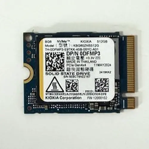 KIOXIA BG6 512GB NVMe M.2 2230 PCIe Gen4x4 SSD KBG60ZNS512G Dell OEM