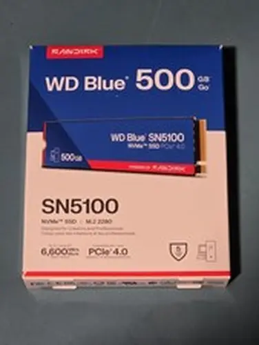 Western Digital WD Blue SN5100 500GB NVMe SSD M.2 2280 PCIe Gen 4.0 SSD