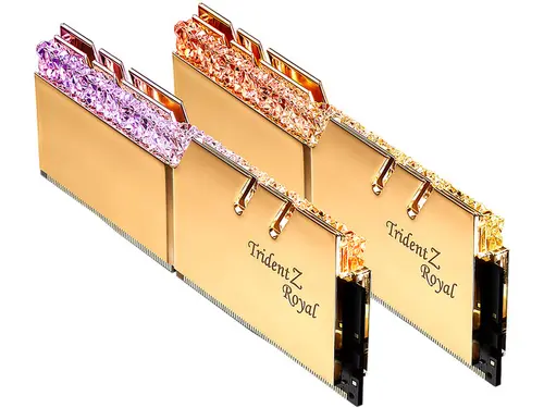 G. SKILL Trident Z Royal Series 16GB (2 x 8GB) DDR4 4800 (PC4-38400) Desktop Memory Model F4-4800C18D-16GTRG