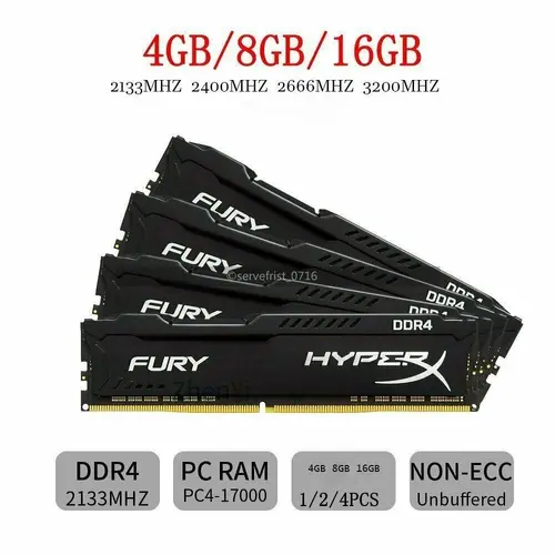 DDR4 4GB/8GB/16GB/32GB 3200 2666 2400 2133 MHz DIMM Desktop Memory 288-pin Lot