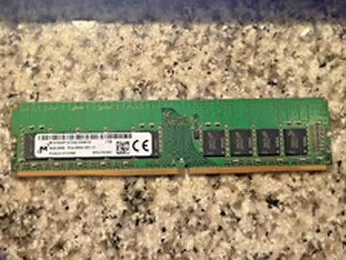 Micron 8GB DDR4-2666 ECC UDIMM 2Rx8 PC4-2666V MTA18ASF1G72AZ-2G6B1ZI