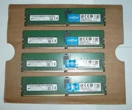 Micron 32GB (4x 8GB) PC4-2133P DDR4 ECC Server Memory Crucial