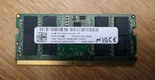 MICRON 16GB (1x16GB Modules) DDR5-5600 SO-DIMM Laptop Memory