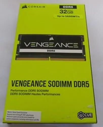 CORSAIR VENGEANCE 32GB (1x32GB) DDR5 5600MHz C48 SODIMM Laptop Memory NEW