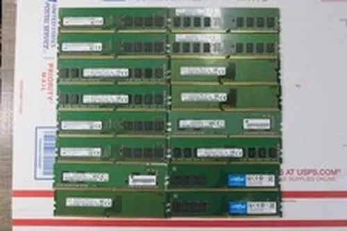 Lot of 16 x 4GB DDR4 Desktop RAM Memory - Mixed Major Brands 2133 2400 2666 3200