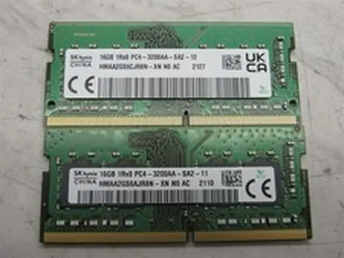 32GB KIT - 2x SK Hynix 16GB PC4-3200AA DDR4 25600 SODIMM RAM for LAPTOP