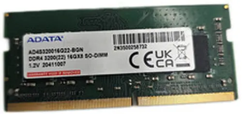 ADATA 16GB DDR4-3200 SO-DIMM PC4-25600 260-Pin Laptop RAM