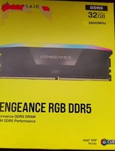 CORSAIR VENGEANCE RGB DDR5 32GB (2 X 16GB) 5600MHZ