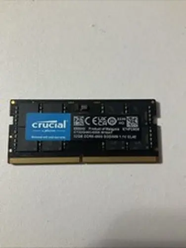 Crucial 32GB 1x32GB DDR5 4800 SO-DIMM CL40 1.1V Laptop RAM Memory