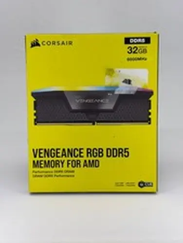 Corsair Vengeance RGB Black 32GB (2x16GB) DDR5-6000MHz (CMH32GX5M2M6000Z36)- NEW