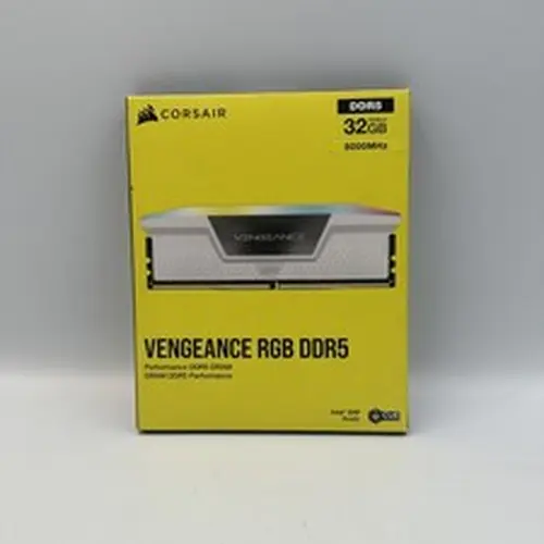 Corsair VENGEANCE RGB DDR5 RAM 32GB (2x16GB) 6000MHz CL36 Intel XMP White