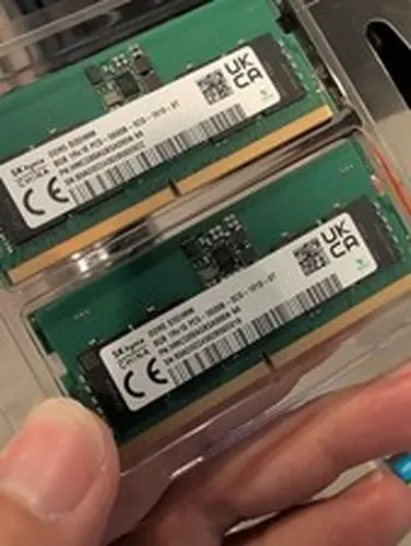 SKhynix 16GB DDR5 RAM Kit (2x8GB), 5600MHz, CL46 Laptop Memory HMCG66AGBSA095N A