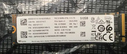 SK Hynix PVC10 512GB PCIe Gen4x4 NVMe SSD, M.2 2280