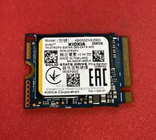 KIOXIA 256GB NVMe M.2 2230 PCIe Gen4 x4 SSD KBG50ZNS256G DP/N 0TRDFV