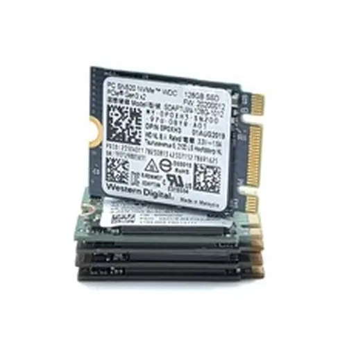 Lot of 5: M.2 NVMe SSD 2230 TWO Notches B + M KEY 128GB | Very Good health