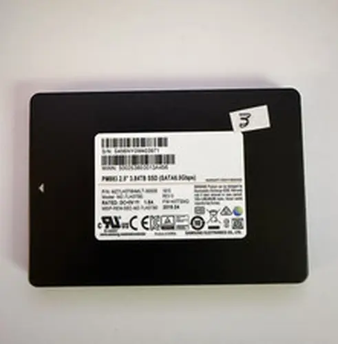 Samsung PM883 3.84TB 2.5" SATA III Enterprise SSD - Black (MZ7LH3T8HMLT-00005)