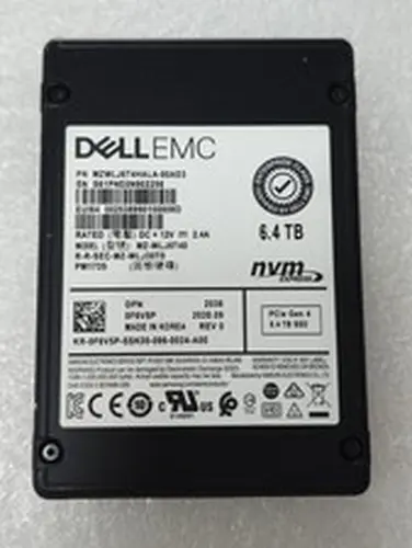 Samsung PM1735 6.4TB DELL SSD U.2 PCIe Gen 4 NVME MZ-WLJ6T40 MZWLJ6T4HALA-00AD3