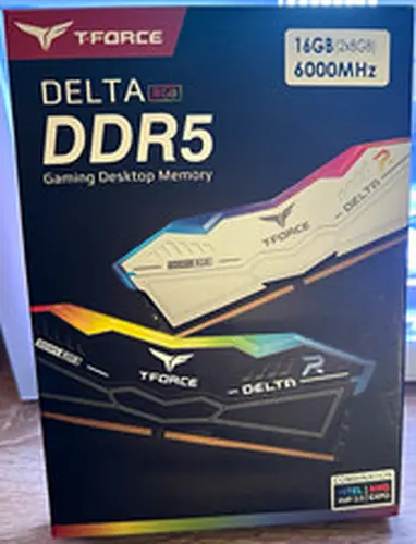 T-FORCE Delta RGB DDR5-6000 16GB (2x8GB) 288-Pin DIMM ECC Memory