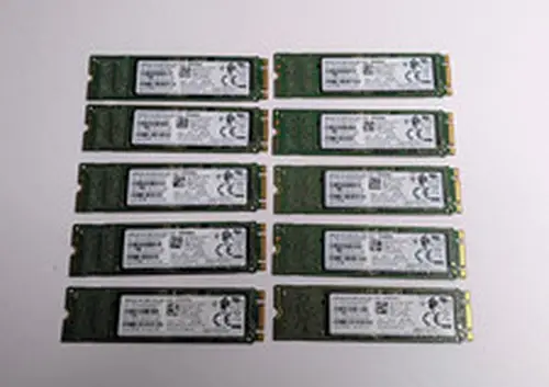 Lot of 10 128GB SSD m.2 2280 Solid State Drive SATA Samsung PM871b 90%+