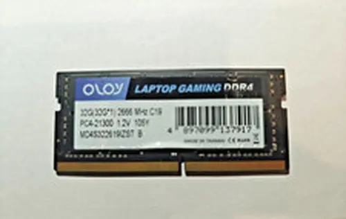 OLOy 32GB DDR4 2666MHz PC4-21300 SODIMM Laptop Gaming Memory CL19 1.2V RAM