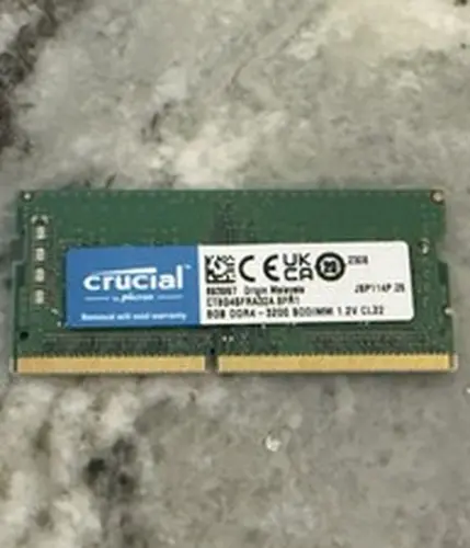 CRUCIAL 8GB DDR4 3200 MHz PC4-25600 Laptop SODIMM Non-ECC 260-Pin Memory RAM 8G
