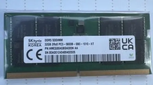32GB Hynix DDR5 PC5-5600 Laptop Memory RAM 262 SODIMM 5600B HMCG88AGBSA095N