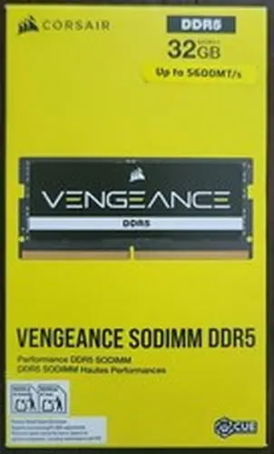 NEW CORSAIR VENGEANCE 32GB (1 x 32GB) DDR5 CL48 5600MHZ SODIMM LAPTOP RAM MEMORY