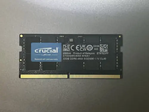 Crucial 32GB 1x32GB DDR5 4800 SO-DIMM CL40 1.1V Laptop RAM Memory
