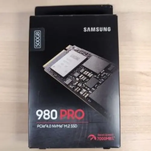 (NEW) Samsung 980 PRO 500GB PCIe 4.0 NVMe M.2 SSD (MZ-V8P500)