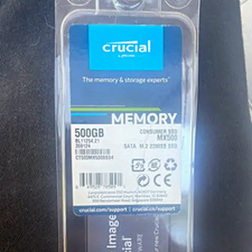 Crucial MX500 500GB M.2 2280 SATA Internal SSD SED CT500MX500SSD4