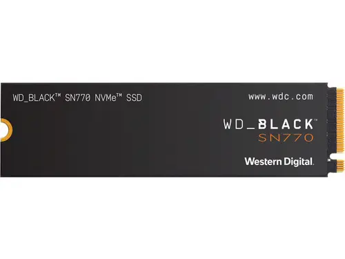 Western Digital WD_BLACK 1TB SN770 NVMe Internal Gaming SSD Solid State Drive - Gen4 PCIe, M.2 2280, Up to 5,150 MB/s - WDS100T3X0E