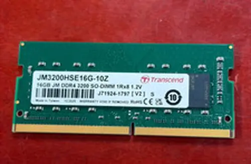 Transcend 16GB DDR4 3200 MHz SO-DIMM | JM3200HSE-16G -10Z