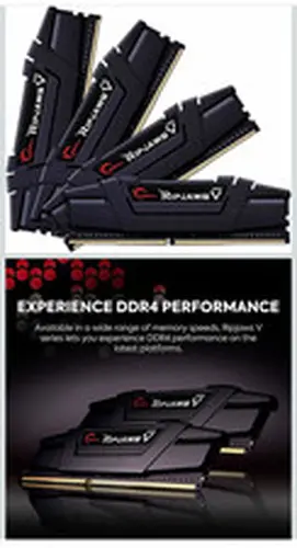 G.SKILL Ripjaws V 128GB 4x32GB DDR4-3600 CL18 RAM F4-3600C18Q-128GVK
