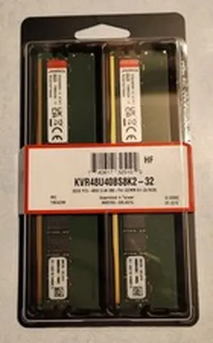 Kingston DDR5 RAM Memory - 32 GB (2x16GB) 4800 MHz - (KVR48U40BS8K2-32)