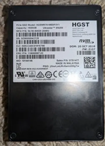 HGST Ultrastar SN200 1.92TB U.2 NVMe 2.5in Enterprise SSD HUSMR7619BDP3Y1 - 100%
